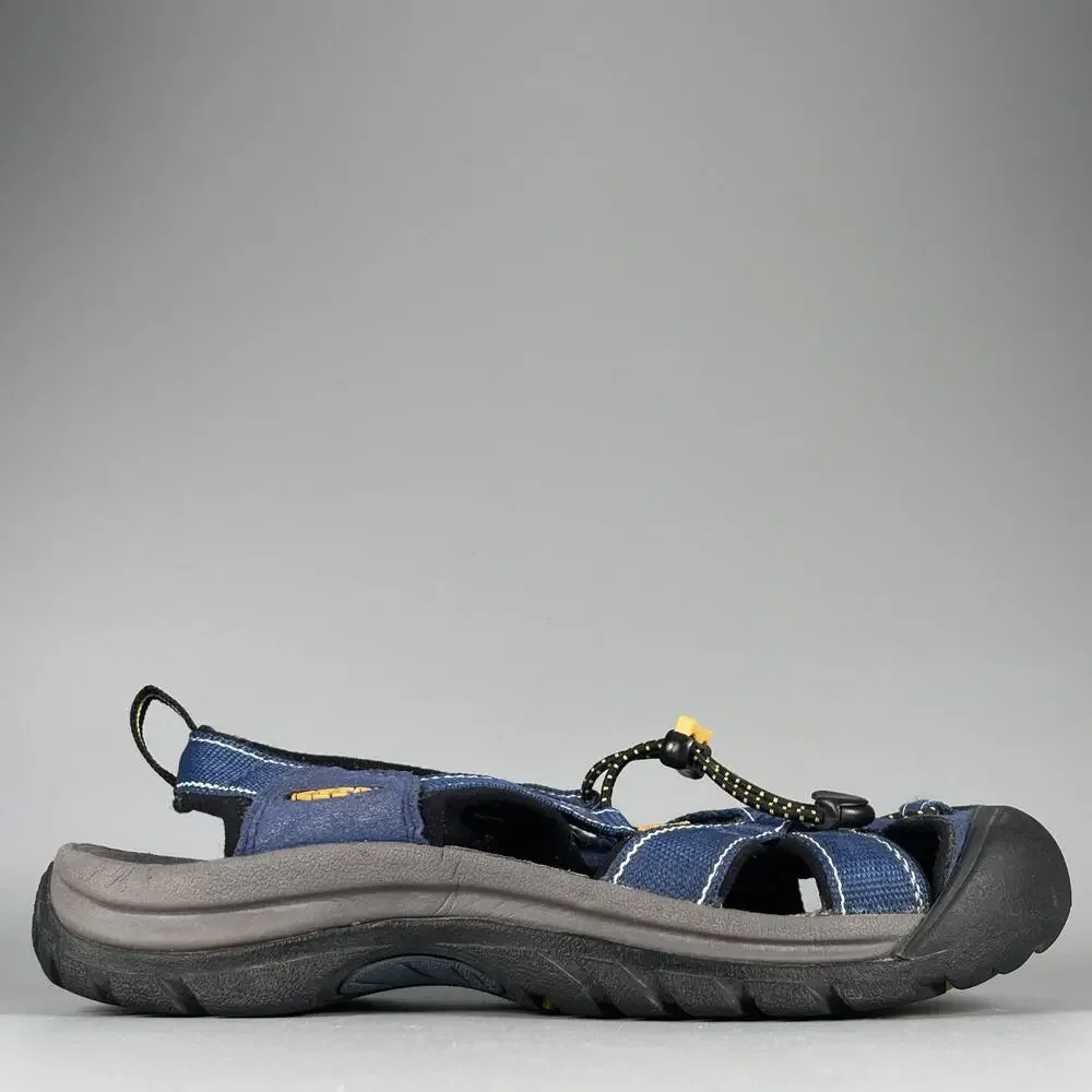Keen Newport Women's 8.5 Blue Black Waterproof Sandals Hiking Shoes Casual EUC